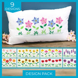 A Country Charm Floral Borders Design Pack