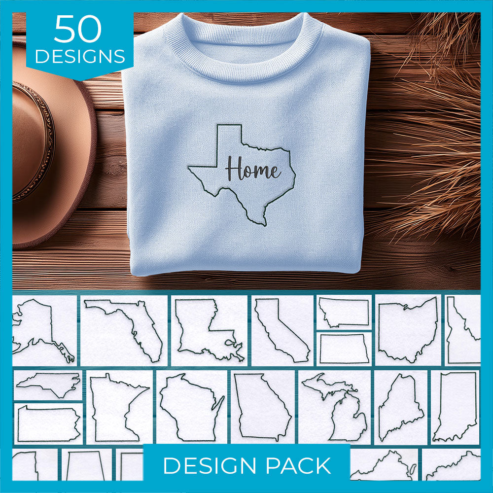 A State Outlines Design Pack