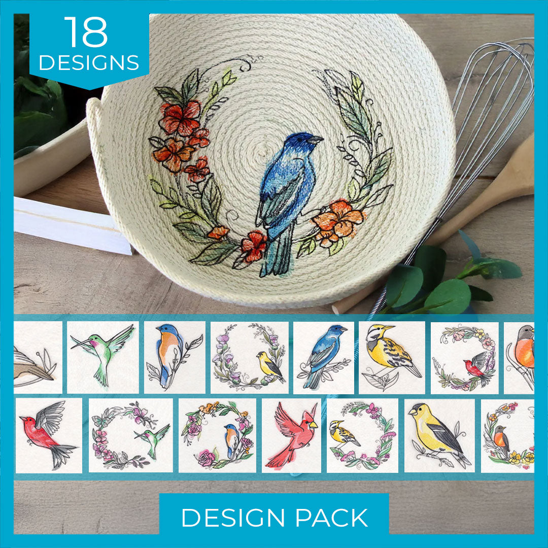 A Wings in Watercolor Design Pack