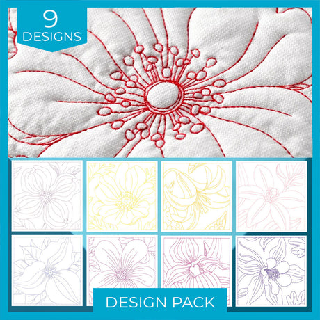 A Perfect Petals Quilting III Design Pack