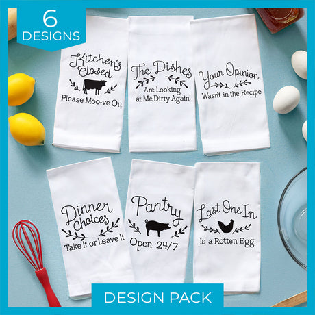 A Saucy Kitchen Sayings Design Pack