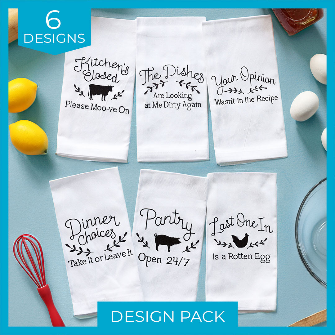A Saucy Kitchen Sayings Design Pack