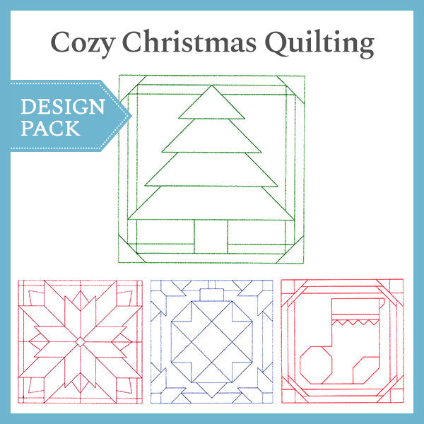 A Cozy Christmas Quilting Design Pack
