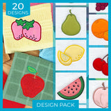 A Summer Fruit Design Pack (Applique)