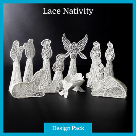 A Nativity (Lace) Design Pack
