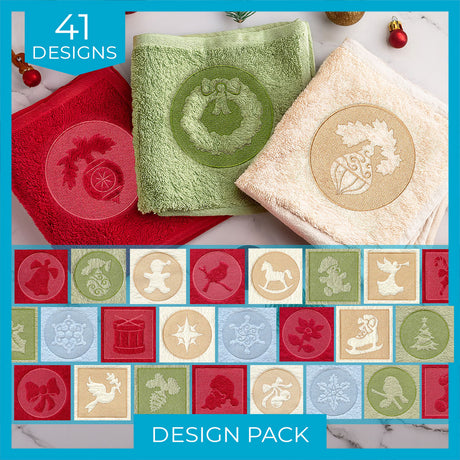 A Christmas Whimsy Embossed Design Pack
