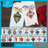 A Ornamental Damask Greetings Design Pack