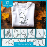 A Canadian Outlines Design Pack