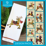 A Christmas Frolicking Friends Design Pack