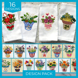 A Flowerpot of the Month Design Pack