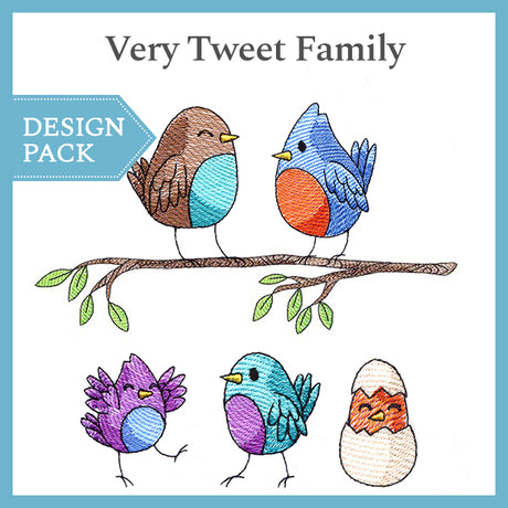 A Very Tweet Family Design Pack