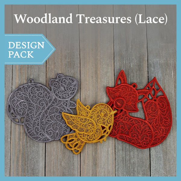 A Woodland Treasures (Lace) Design Pack