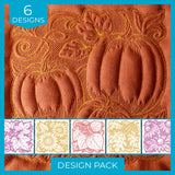 A Beauty in Autumn (Trapunto) Design Pack