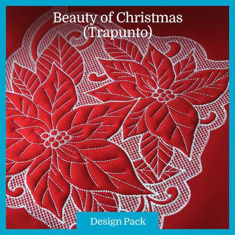 A Beauty of Christmas (Trapunto) Design Pack