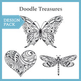A Doodle Treasures (Blackwork) Design Pack
