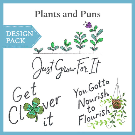 A Plants and Puns Design Pack
