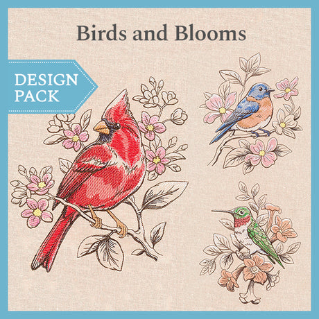 A Birds and Blooms Design Pack