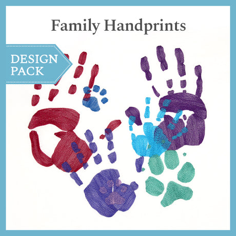 A Family Handprints Design Pack