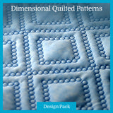 A Dimensional Quilted Patterns (Double Run) Design Pack