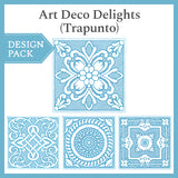 A Art Deco Delights (Trapunto) Design Pack