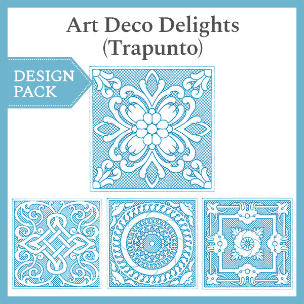 A Art Deco Delights (Trapunto) Design Pack