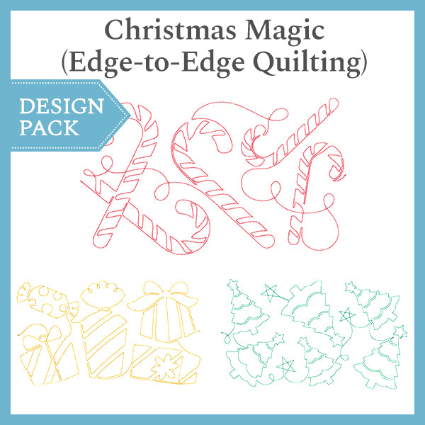 A Christmas Magic (Edge-to-Edge Quilting) Design Pack