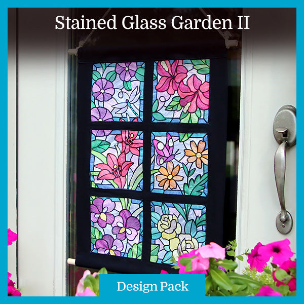 A Stained Glass Garden II Design Pack