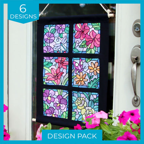 A Stained Glass Garden II Design Pack