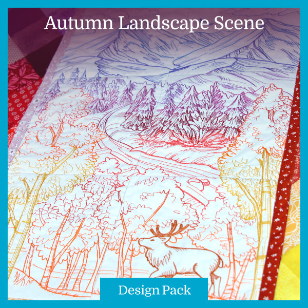 A Autumn Landscape Scene Design Pack