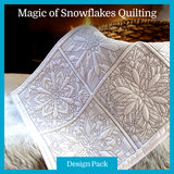 A Magic of Snowflakes Quilting (Double Run) Design Pack