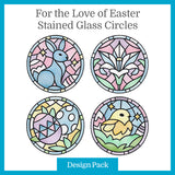 A For the Love of Easter Stained Glass Circles Design Pack