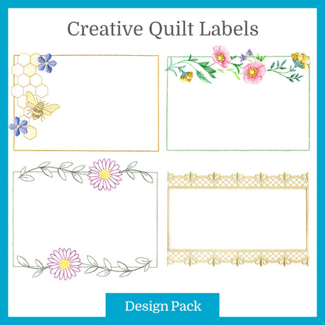 A Creative Quilt Labels Design Pack
