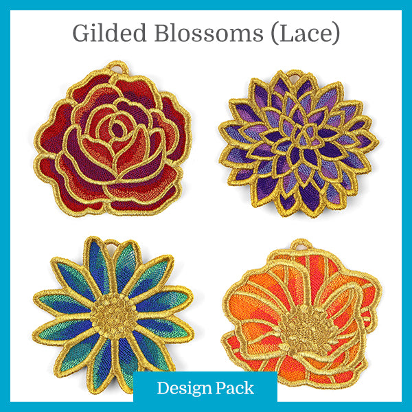 A Gilded Blossoms (Lace) Design Pack