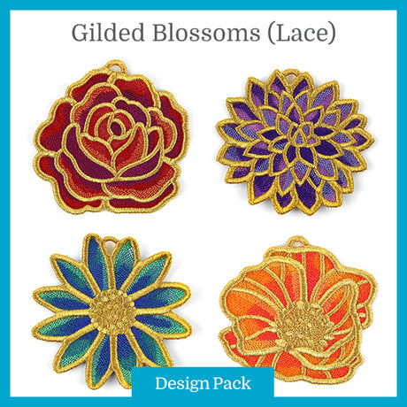 A Gilded Blossoms (Lace) Design Pack