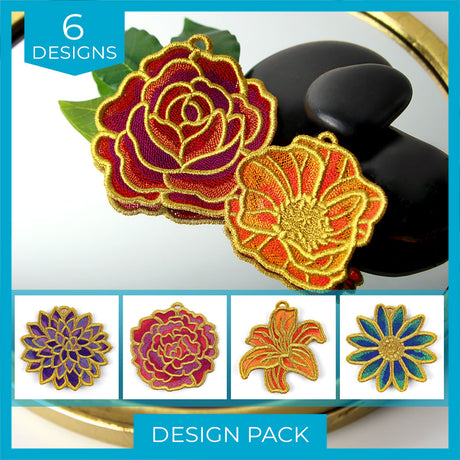 A Gilded Blossoms (Lace) Design Pack