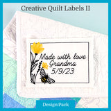 A Creative Quilt Labels II Design Pack