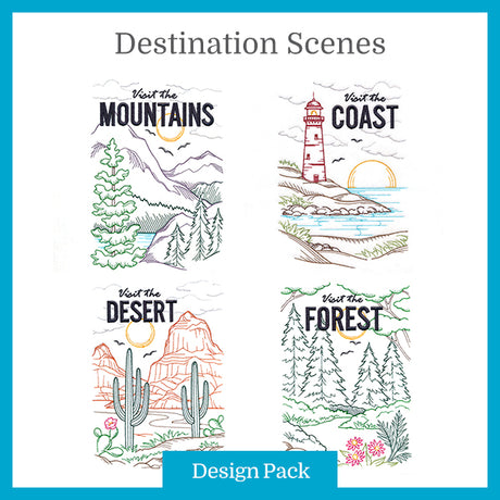 A Destination Scenes Design Pack