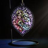 A Stained Glass Nativity Ornament Design Pack -  Lg