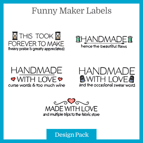 A Funny Maker Labels Design Pack