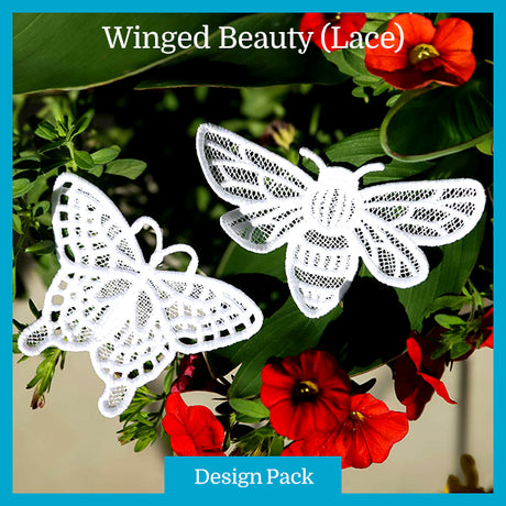 A Winged Beauty (Lace) Design Pack