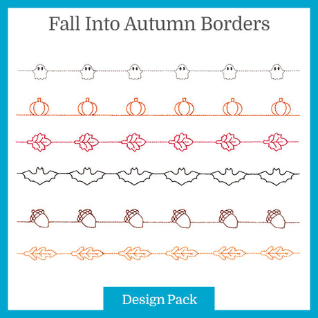 A Fall into Autumn Borders Design Pack