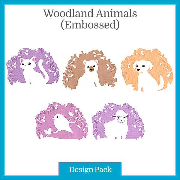 A Woodland Animals (Embossed) Design Pack