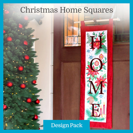 A Christmas Home Squares Design Pack