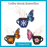 A Coffee Break Butterfly Design Pack