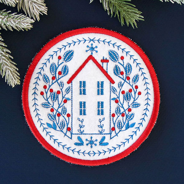 A Nordic Necessities Coasters & Circles (In-the-Hoop) Design Pack