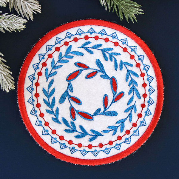 A Nordic Necessities Coasters & Circles (In-the-Hoop) Design Pack