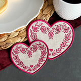 A Textured Hearts Coasters (In-the-Hoop) Design Pack