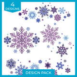 A Delicate Decor Snowflakes Design Pack