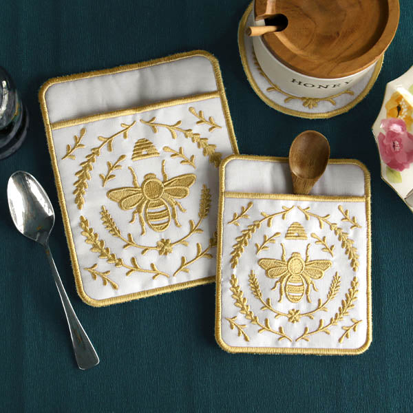Bee in the Kitchen Set (In-the-Hoop) Design Pack
