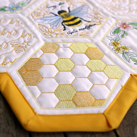 Sweet As Can Bee Quilt Hexagons Design Pack